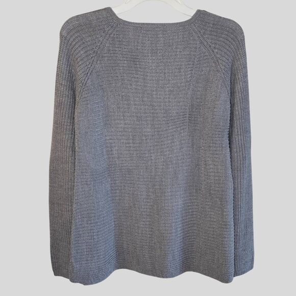 Design History Gray Knit Sweater Women’s Size Small Pullover Long Sleeve - Picture 3 of 11
